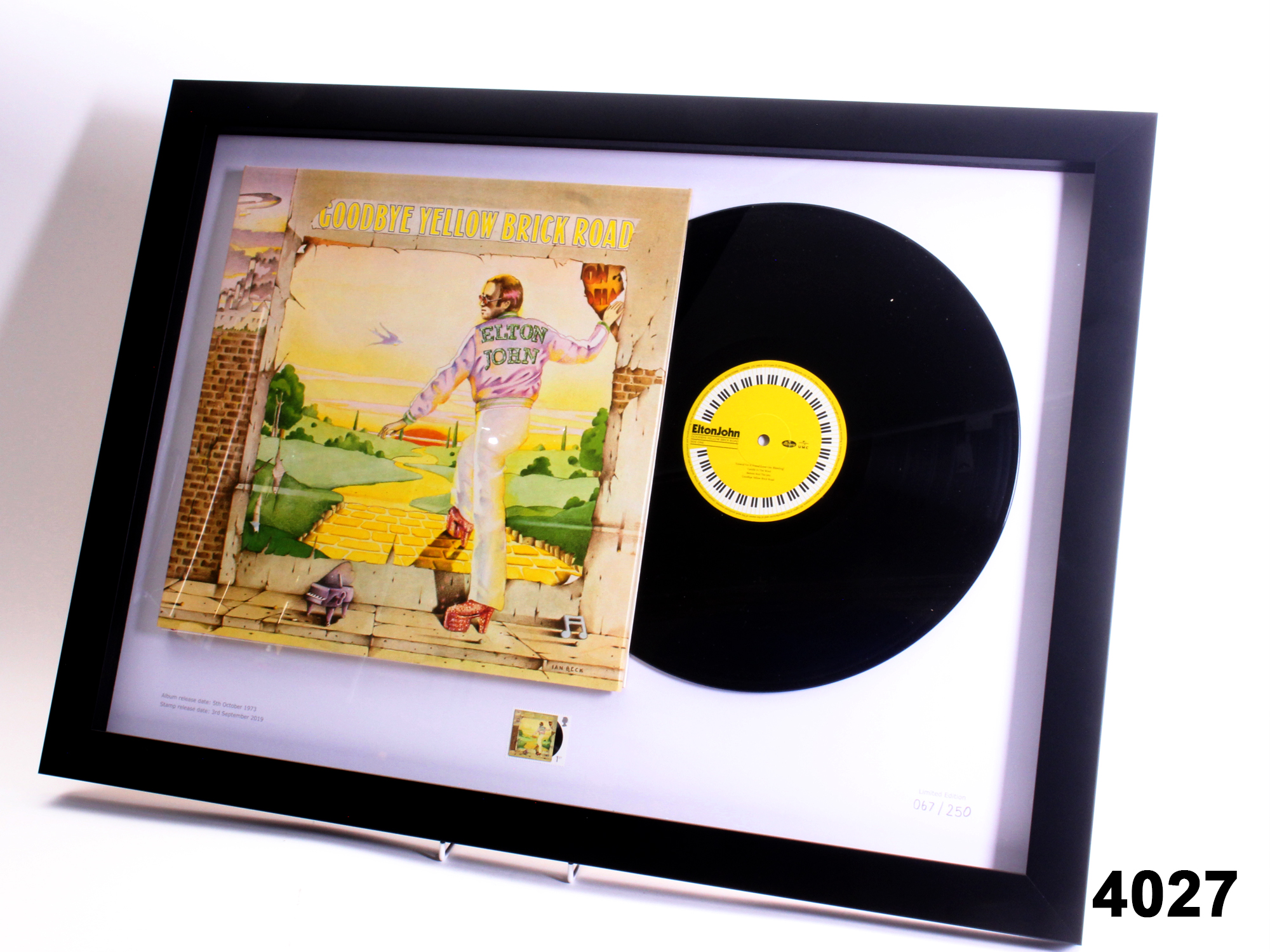 Framed Limited Edition Vinyl (Elton John)
