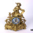 19th Century French blue Sèvres porcelain & gilt clock with artist from Antiques of Kingston