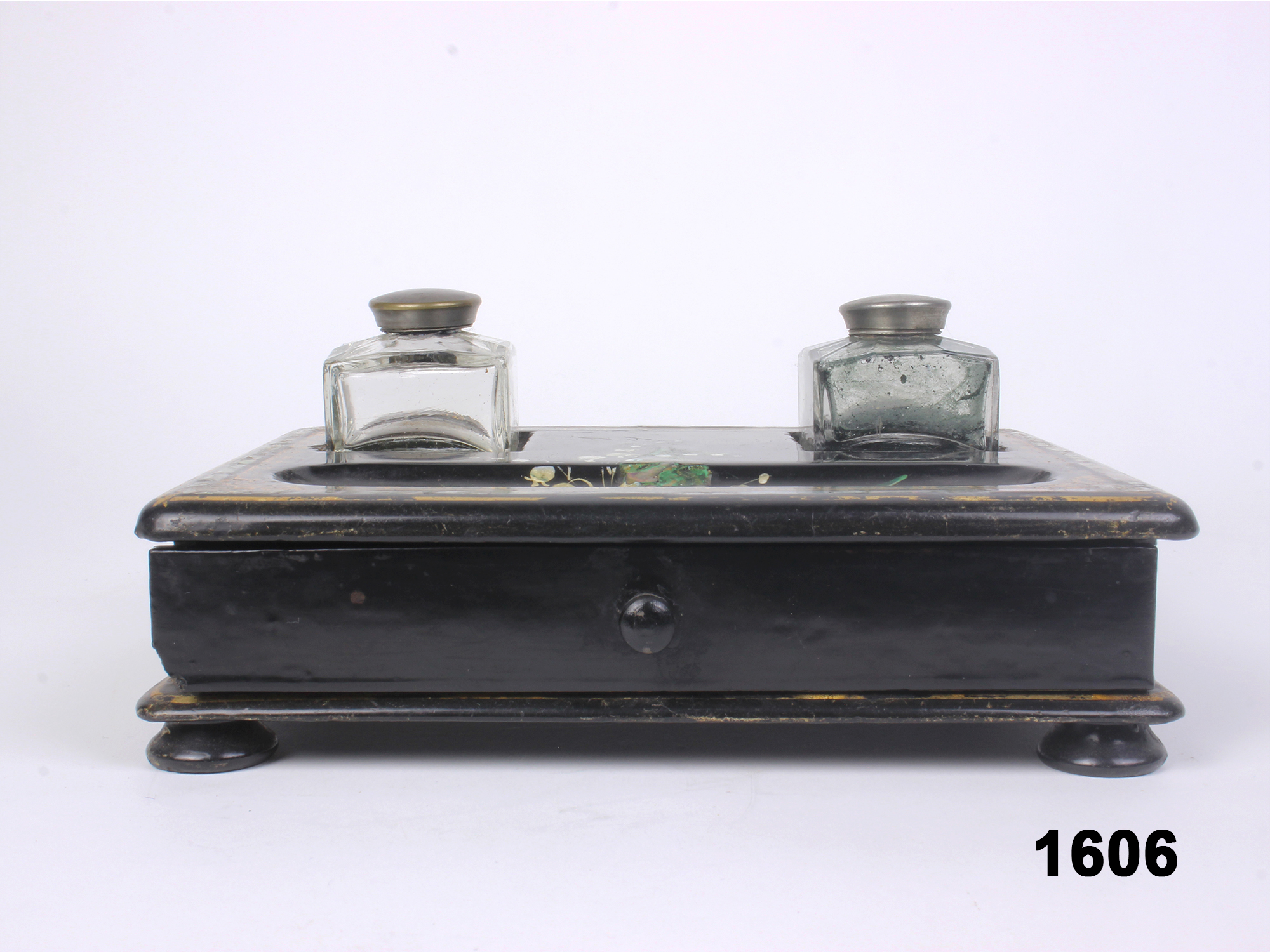 Victorian Chinoiserie Ink Stand