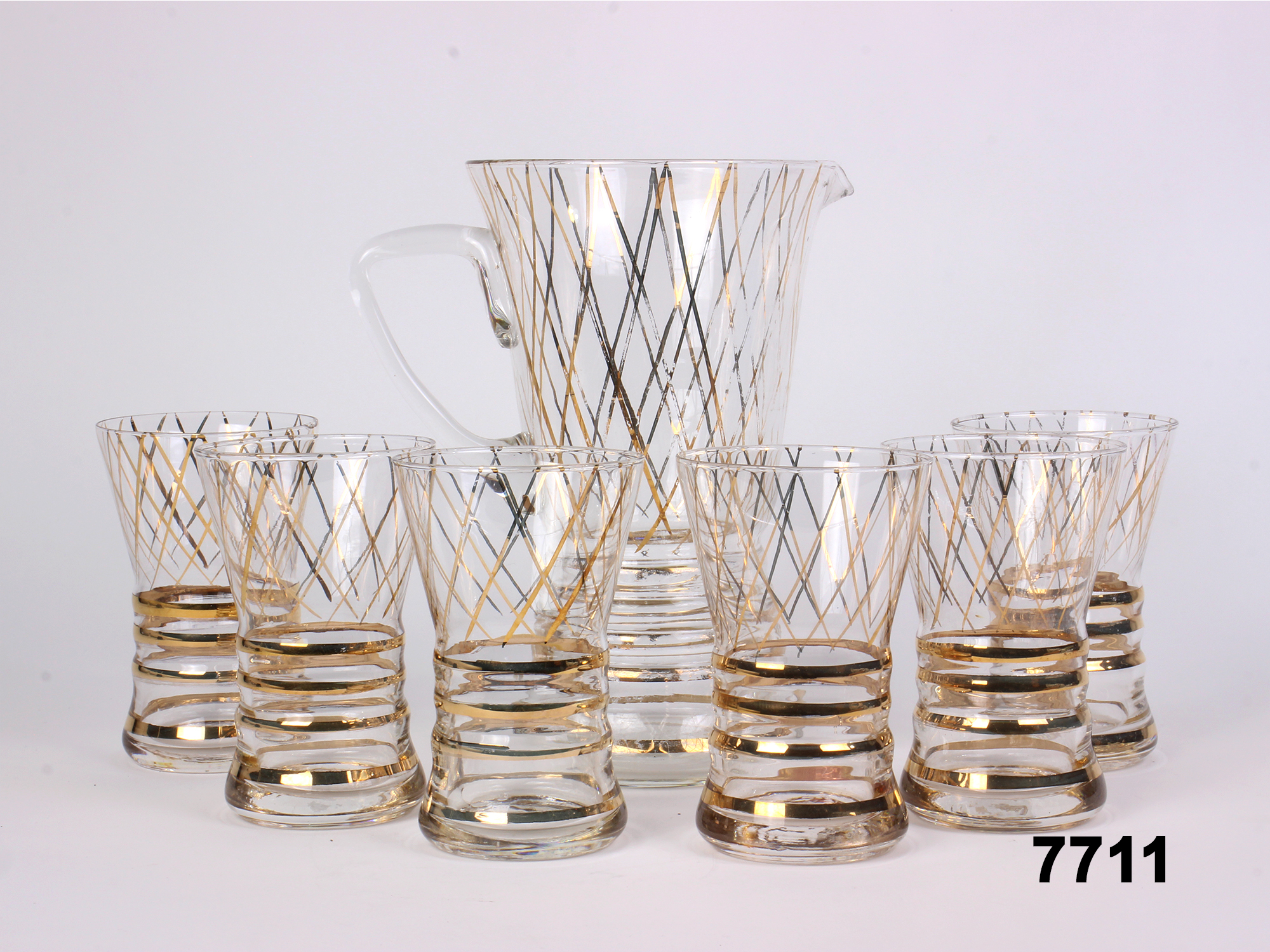 1960’s Glass Drinks Set