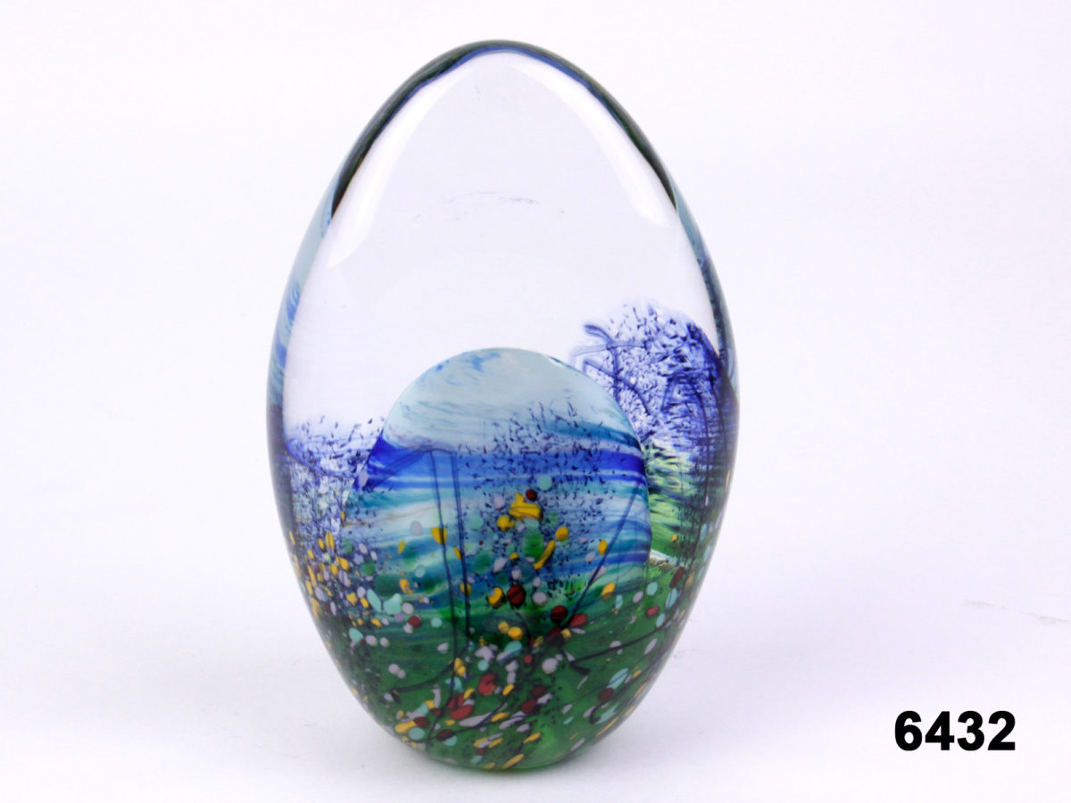 Peter Layton Signed Art Glass Paperweight
