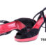 Black And Red Sandals