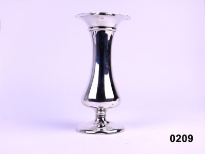 c1918 Sterling Silver Vase