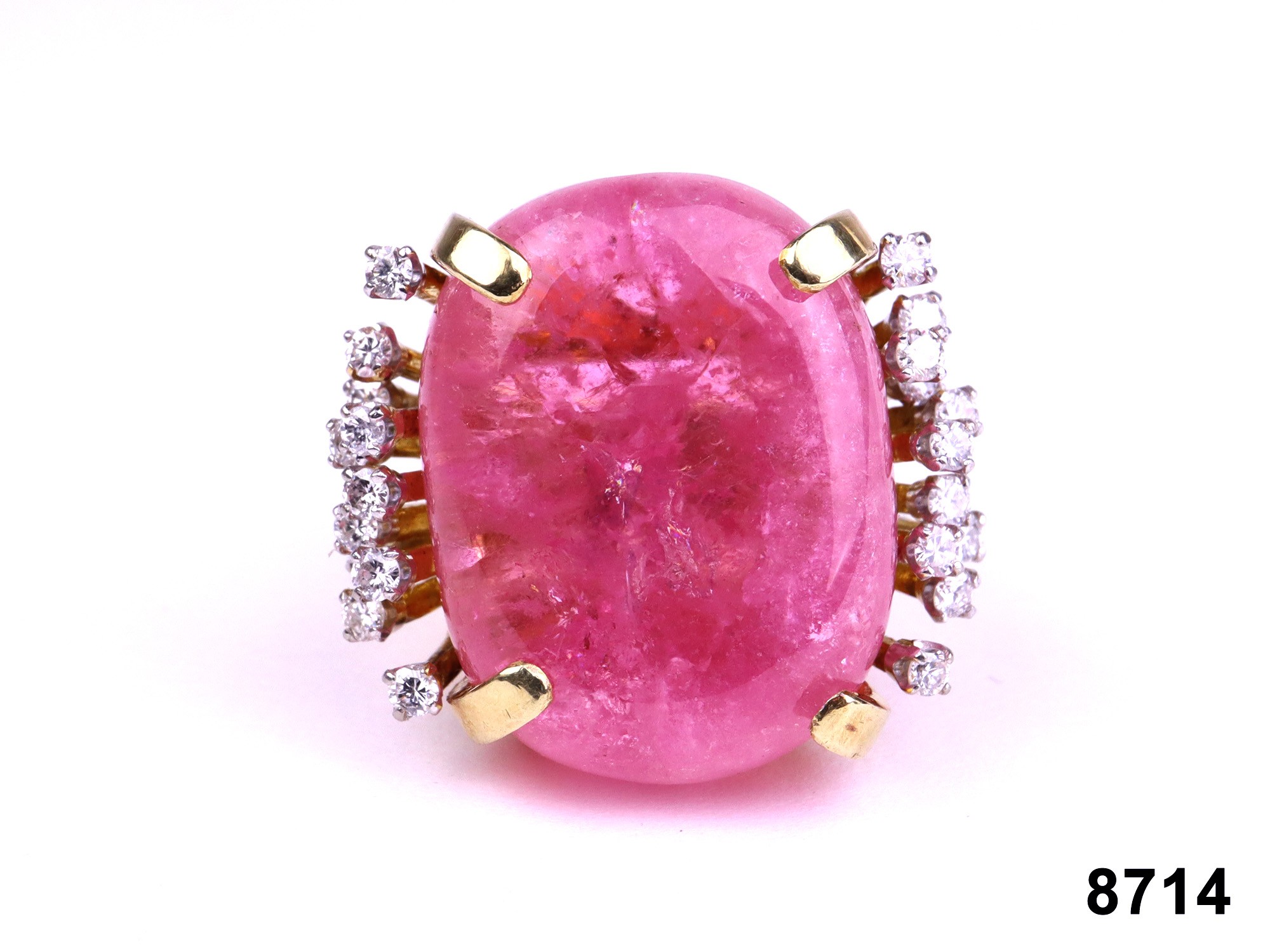 14 carat Pink Tourmaline Ring