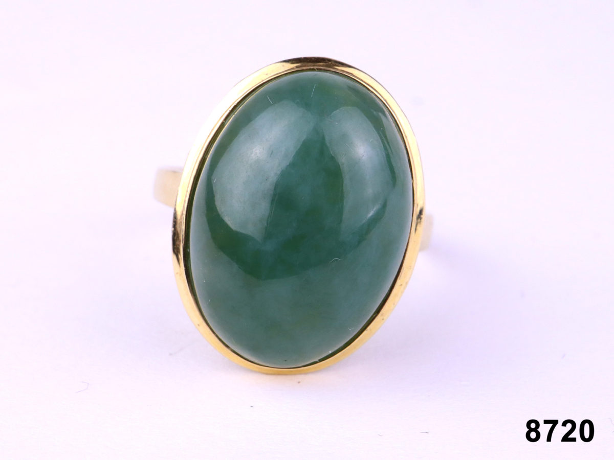 14 carat gold ring with jade from Antiques of Kingston