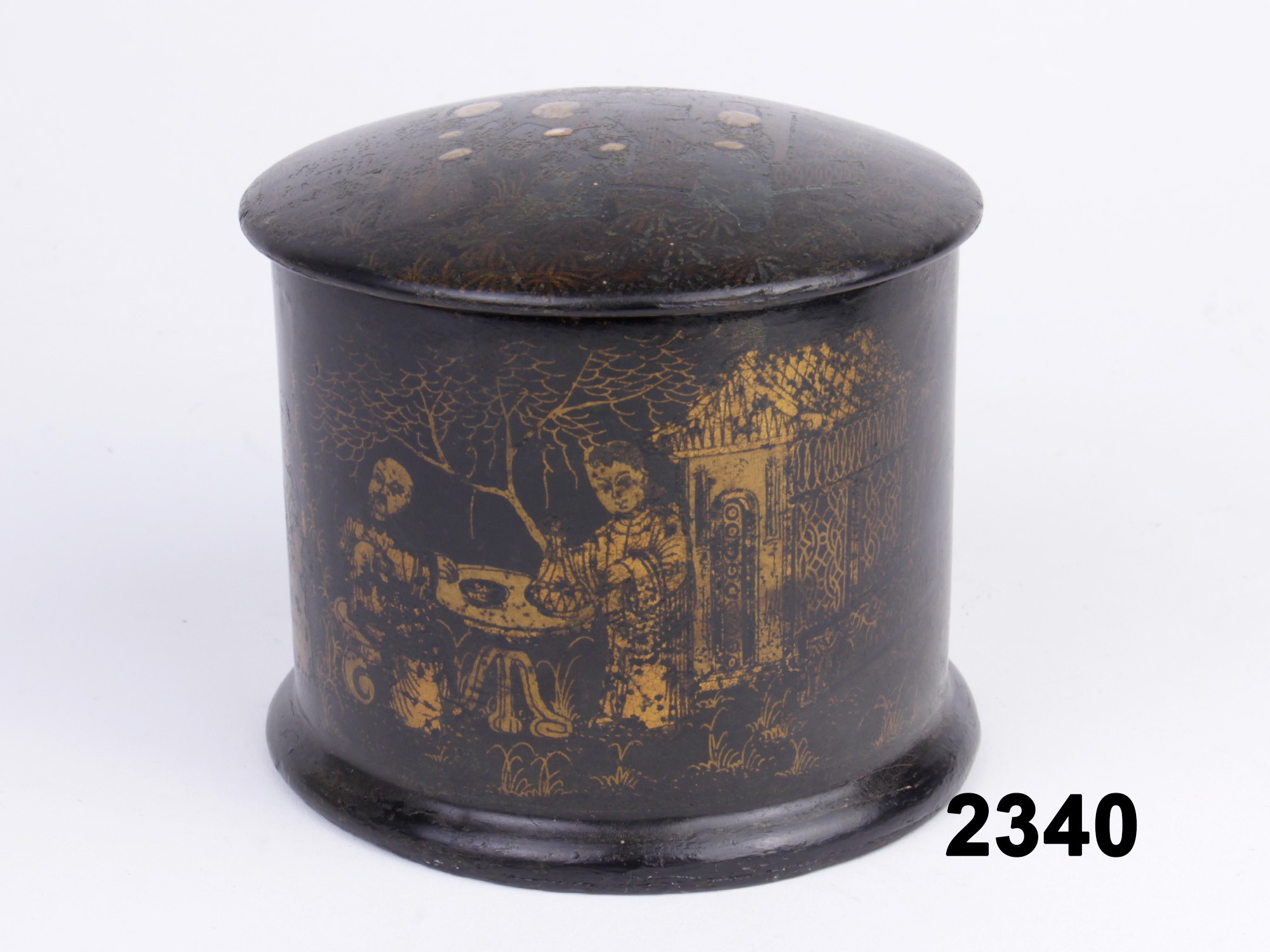 Oriental Lacquered Pot