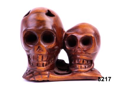 2 Skulls Netsuke