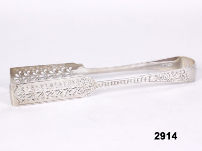 Victorian Silver Serving Tongs