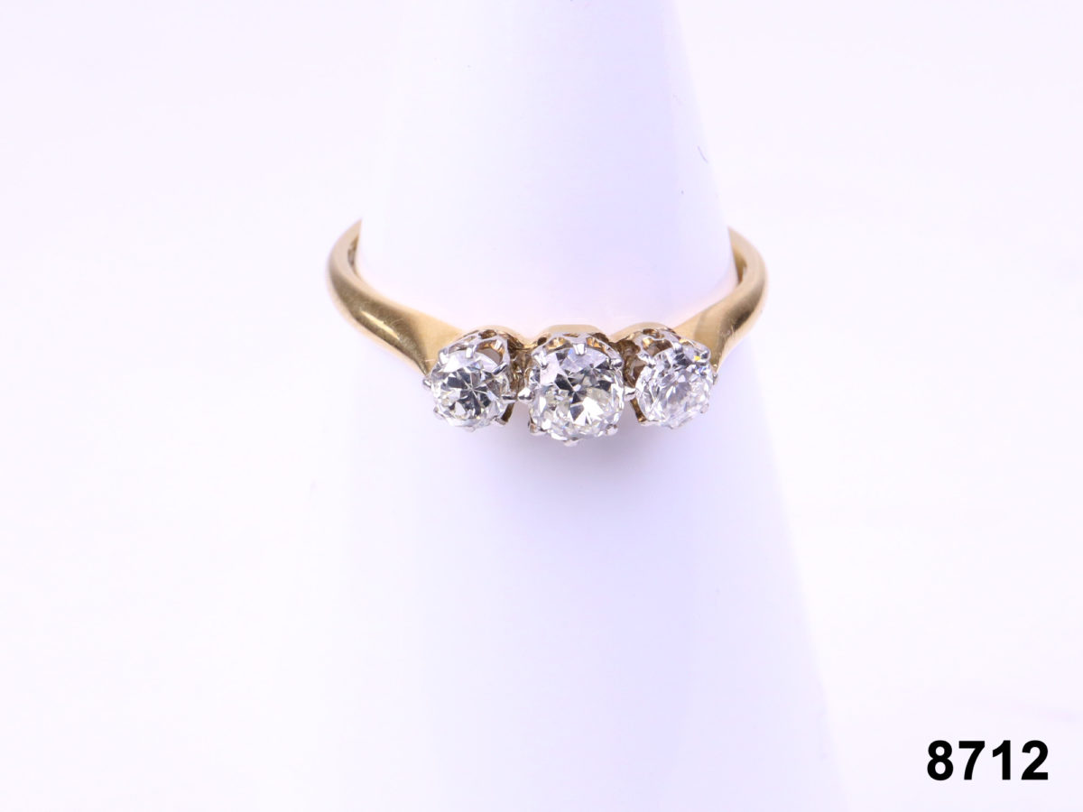 18 carat Diamond trilogy ring from Antiques of Kingston