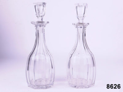 Pair Small Decanters
