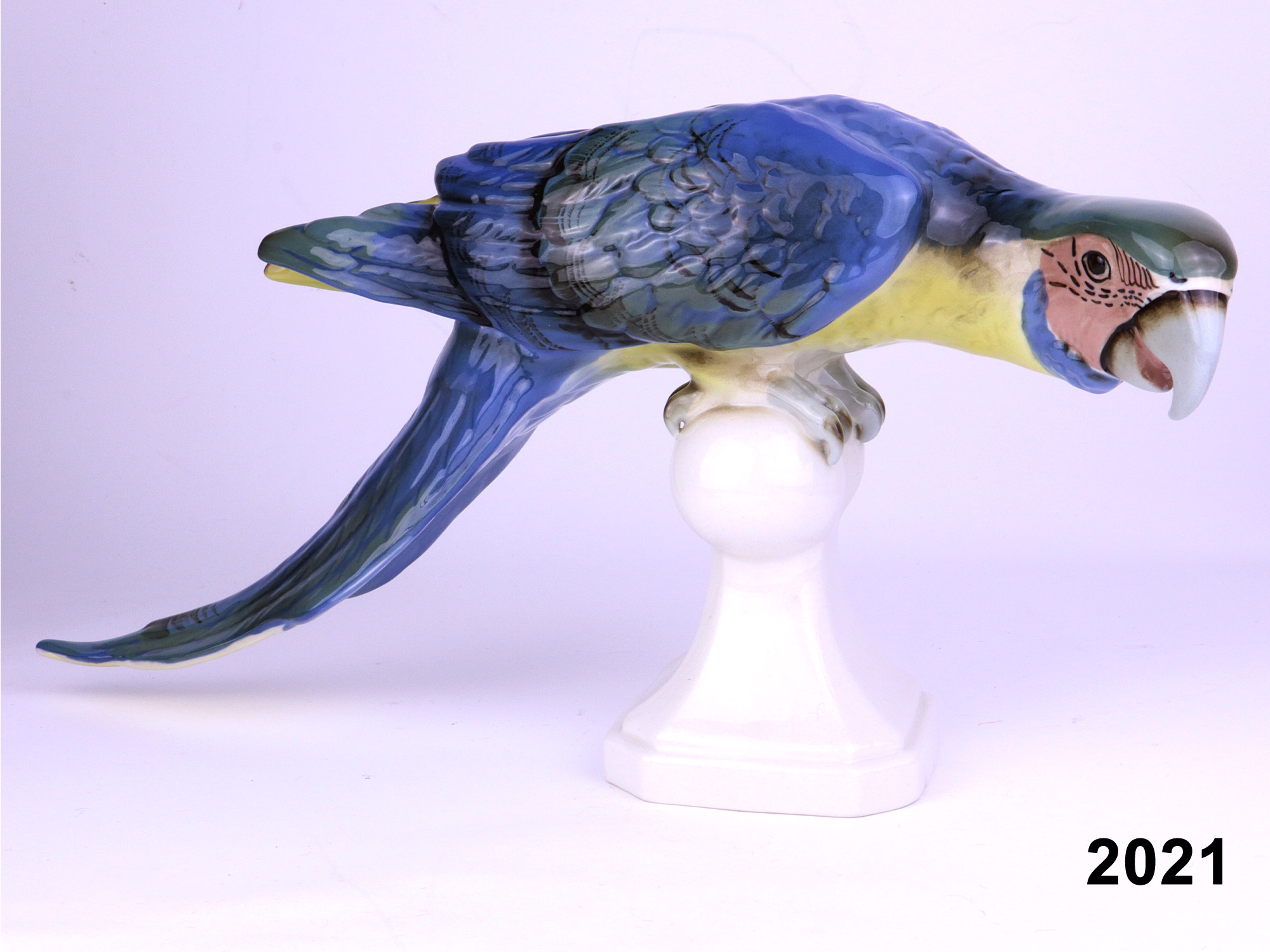 Royal Dux Blue Macaw