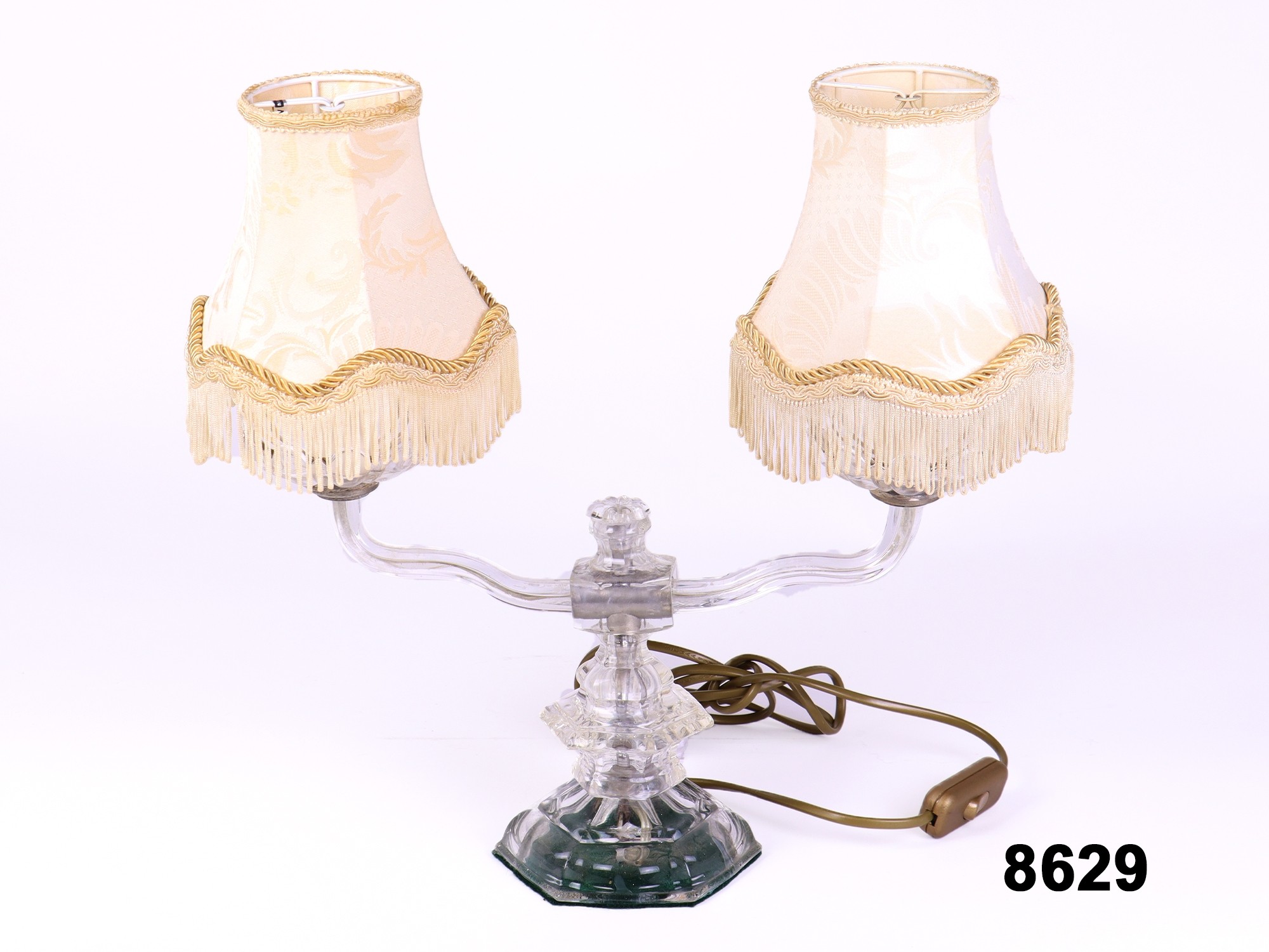 Glass Candelabra Lamps