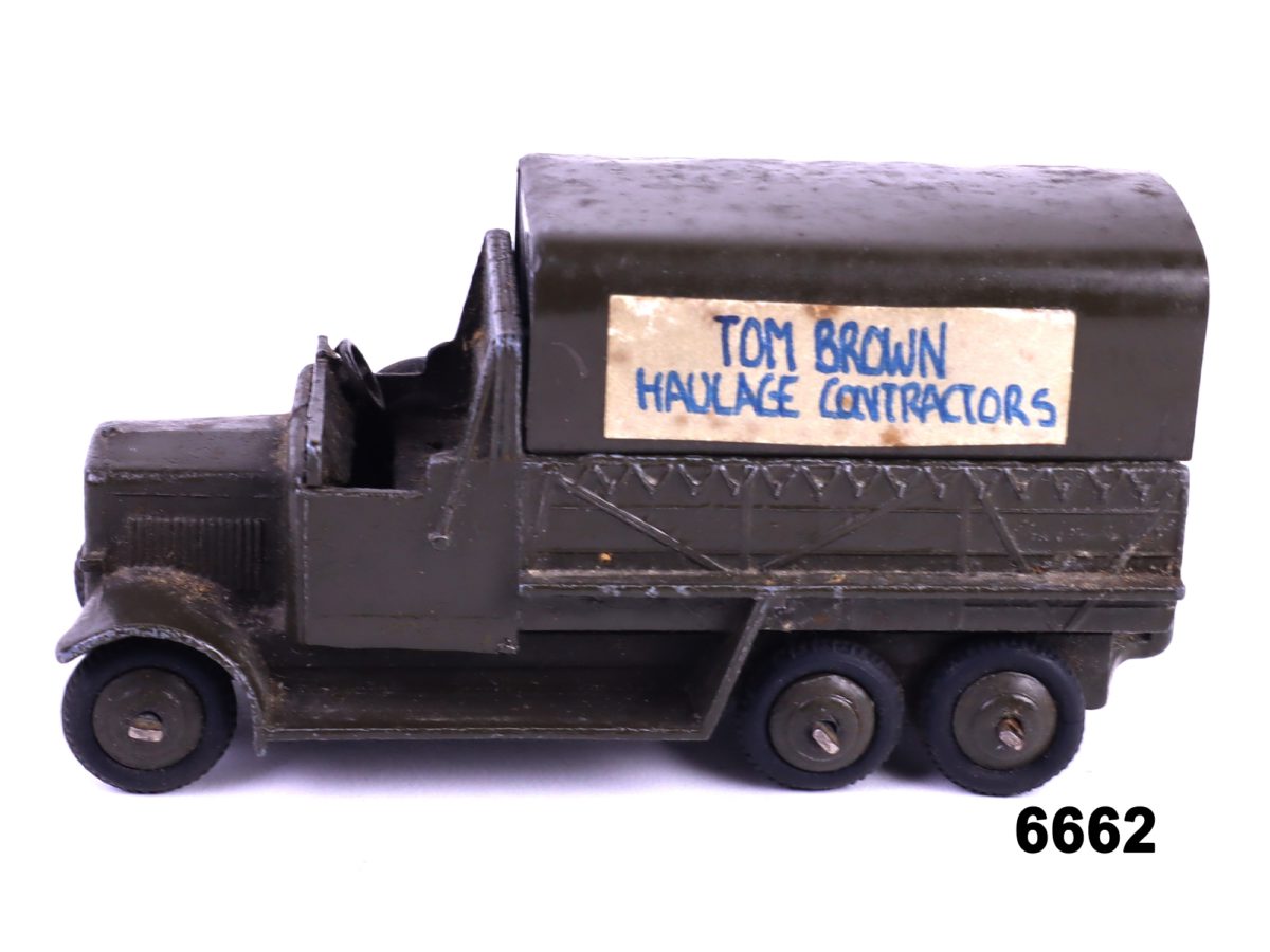 Dinky Flat Bed Lorry Main photo left side view
