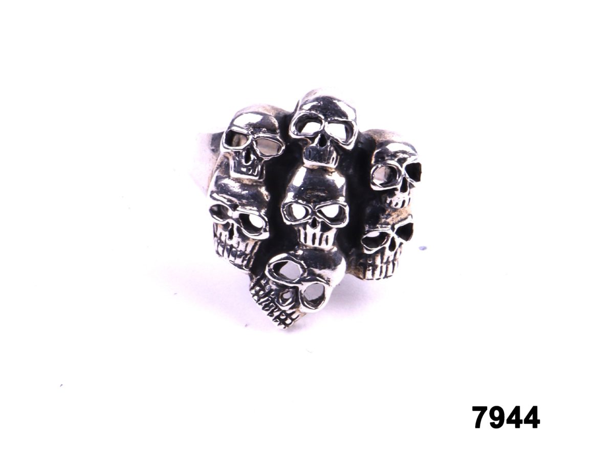 925 Sterling silver skull ring from Antiques of Kingston