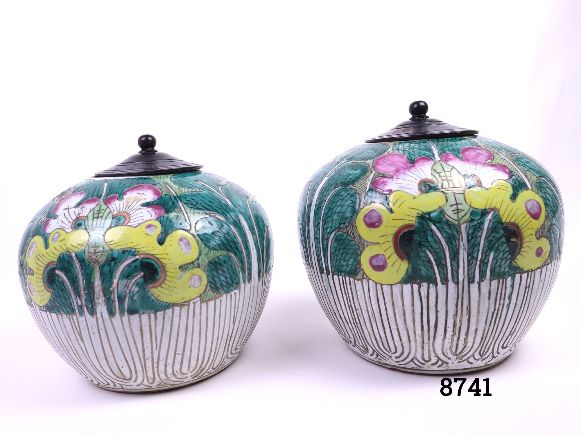 19th Century Canton Vases