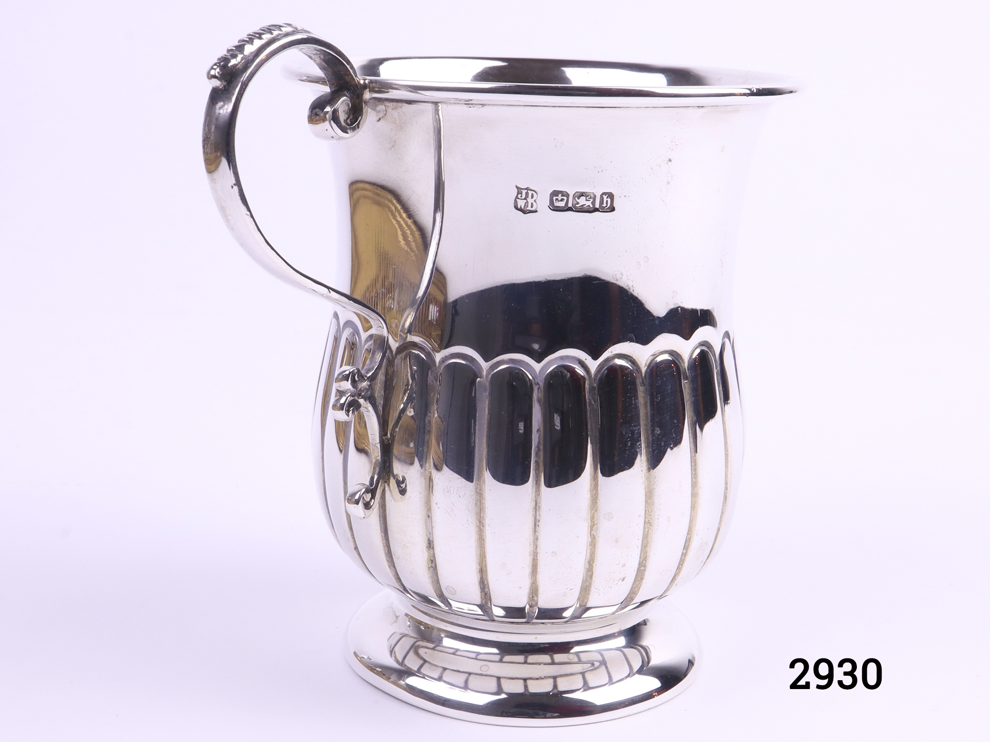 Small Antique Sterling Silver Mug