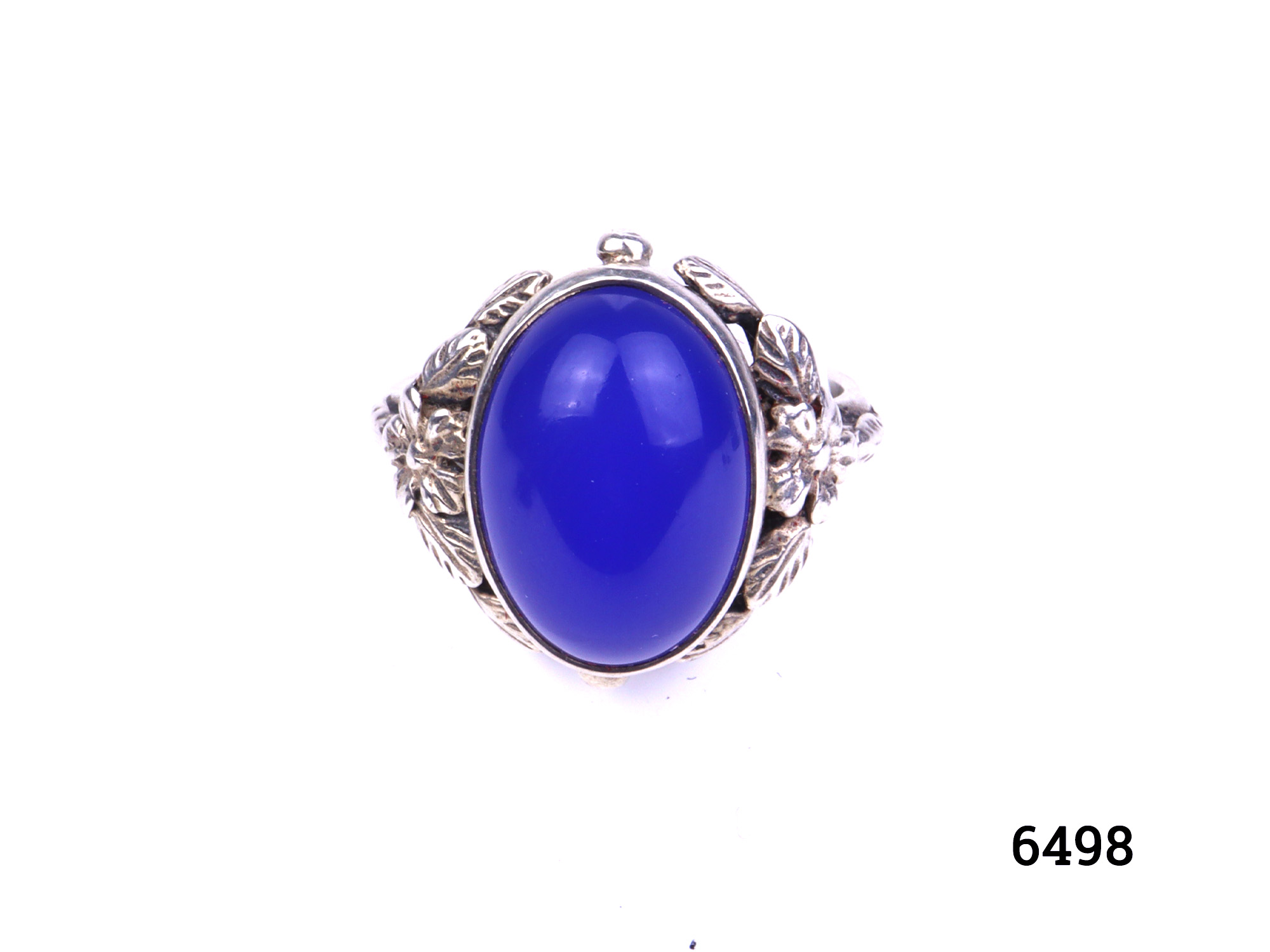 Arts & Crafts Ring with Chalcedony