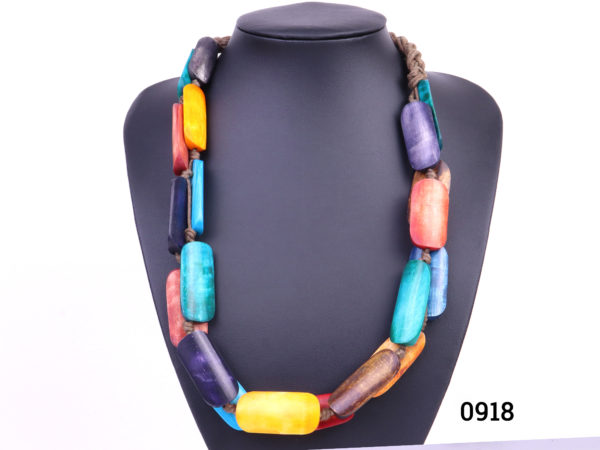 Colourful Tagua Nut Necklace