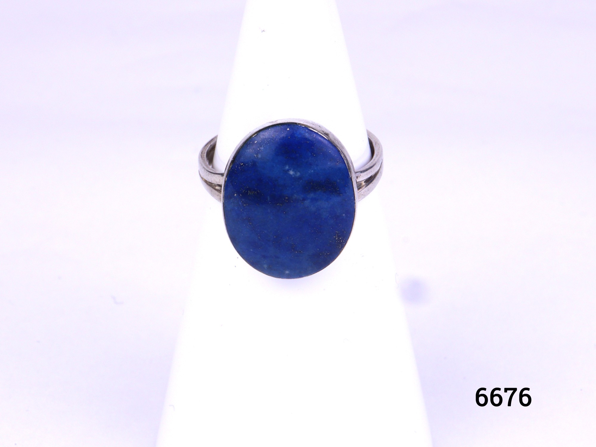 Vintage Silver Lapis Lazuli Ring