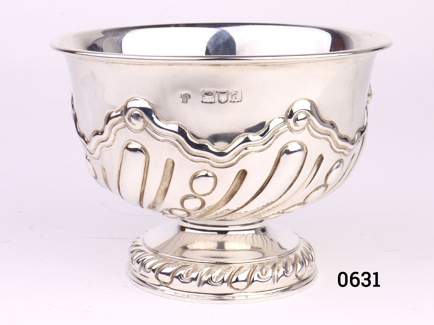 Antique Silver Footed Bowl