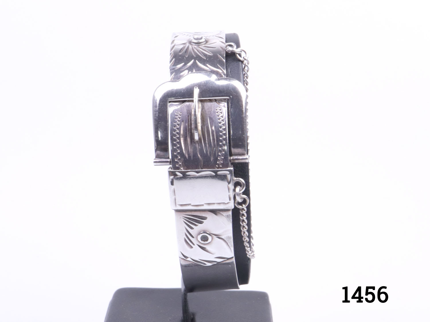 Vintage Solid Silver Buckle Bracelet