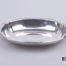 c1946 London assayed sterling silver trinket dish. Oval shaped dish with handles to the ends. Made by Louis Simpson Ltd Fully hallmarked to the base with Rd Number Main photo of dish from lengthways angle with handles to either side