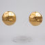 Vintage retro Jacky De G clip-on earrings. Large gilt 'gold nugget' like earrings. Both clips in good working order. Signed J De G to the side of each earring and Jacky de G Made in France on a small plaque to the back. c1980s. Each earring front measures approximately 35mm in diameter and sits 18mm high. Main photo of earrings on a display stand and seen from the front