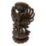 Vintage hand carved Indonesian Garuda bird. Expertly hand carved out of one piece of wood and in excellent condition. Base measures 80mm by 65mm, widest at wingspan measures 110mm and deepest at 65mm. Main photo of the figure looking straight at camera.