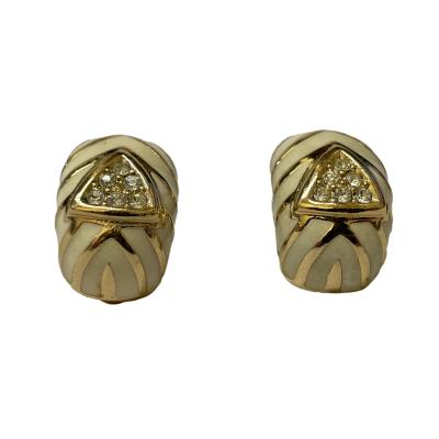 Rhinestone clip on earrings store