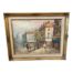 Original oil on canvas by Burnett of a Paris street. COLLECT IN STORE ONLY. Main photo of whole painting including the frame.