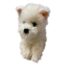 The Steiff Sam West Highland Terrier is a cute incredibly soft cuddly toy. The little white dog has black eyes and a happy expression. It comes complete with the Steiff ear tag and its original box. Main photo of Terrier seen from the front